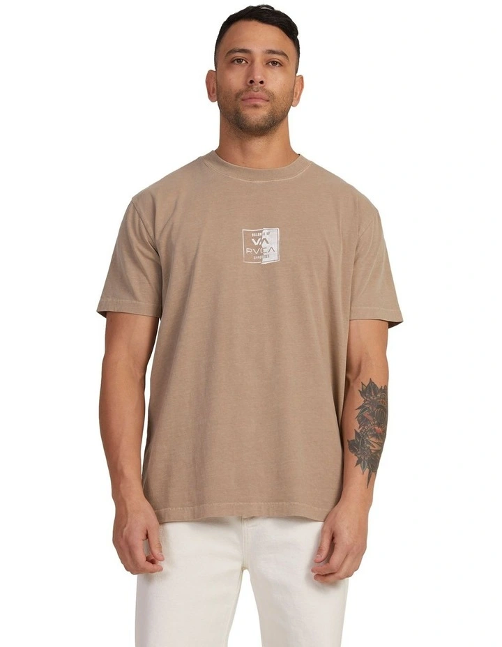 Torn T-shirt in Brown image 1