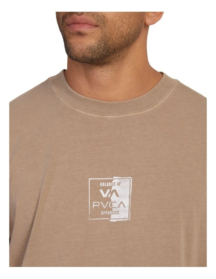Torn T-shirt in Brown image 4