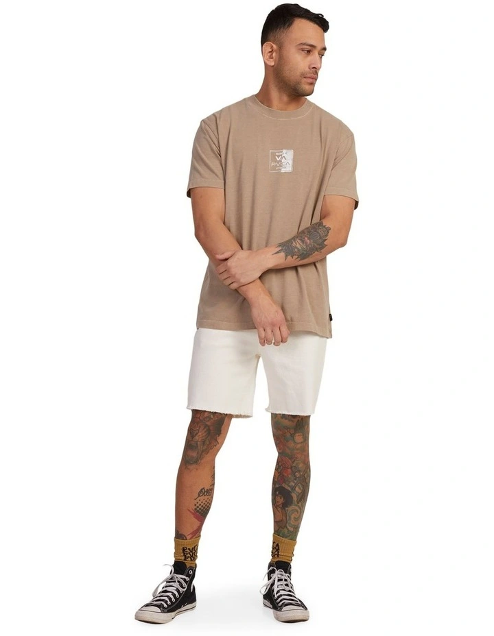 Torn T-shirt in Brown image 5