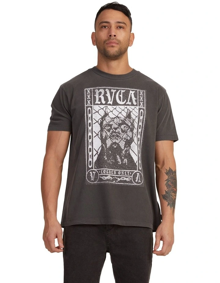 Locals Only T-shirt in Black image 1