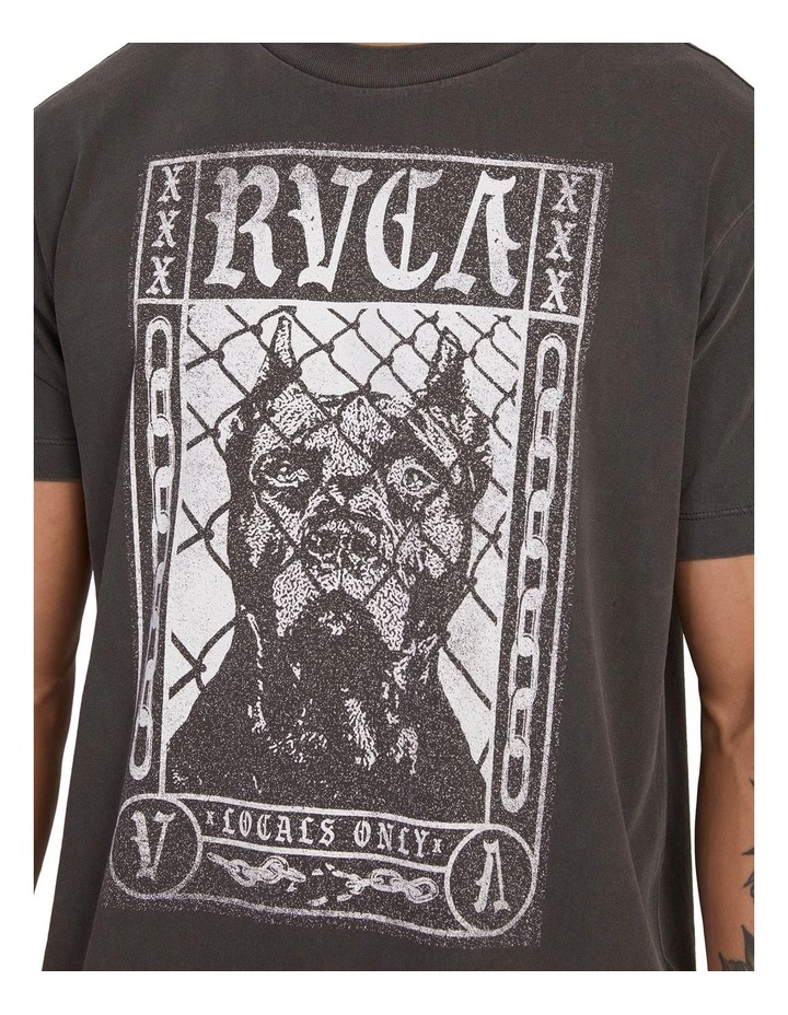 Locals Only T-shirt in Black image 4