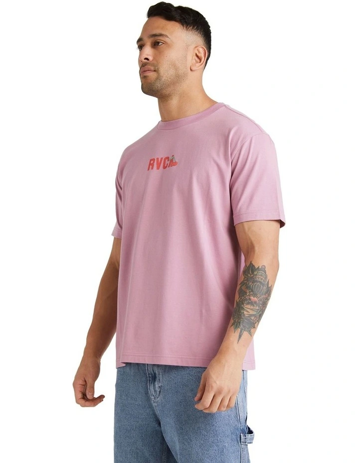 Luke Still Life T-shirt in Pale Mauve image 3