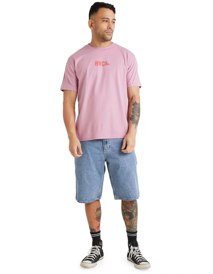 Luke Still Life T-shirt in Pale Mauve image 5