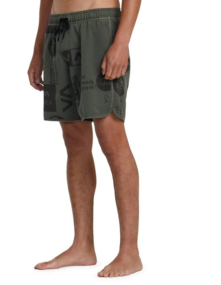 Eastern Elastic Boardshorts in Olive image 3