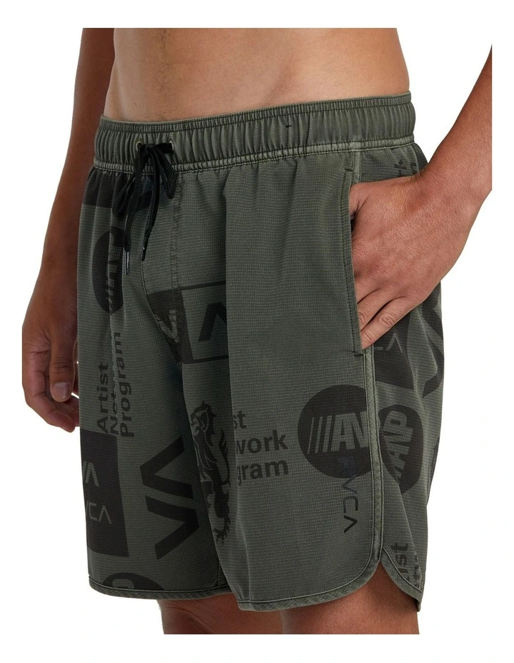 Eastern Elastic Boardshorts in Olive image 4