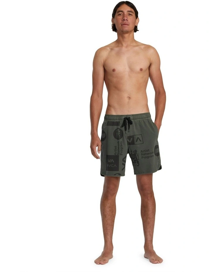 Eastern Elastic Boardshorts in Olive image 5