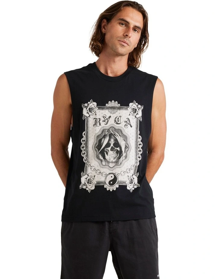 Dream Reaper Tank Top in Black image 1