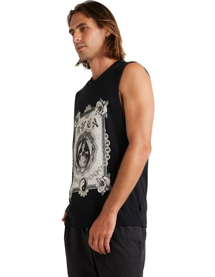 Dream Reaper Tank Top in Black image 3