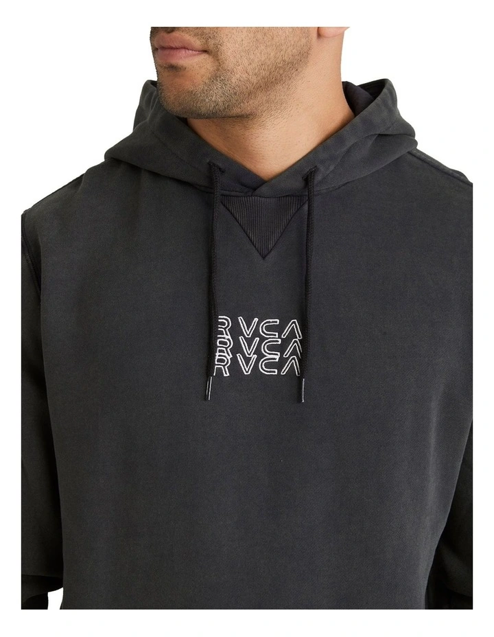 Stacked Hoodie in Washed Black image 4