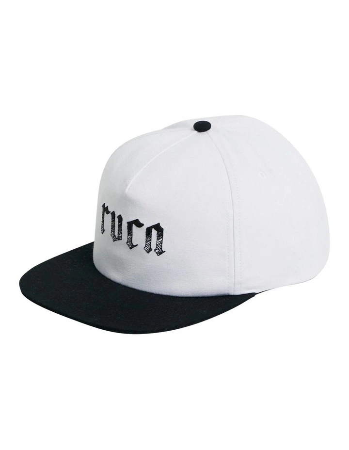Lynes Snapback Cap in White image 1