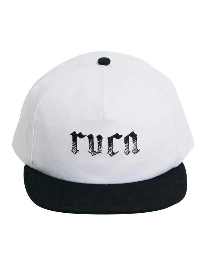 Lynes Snapback Cap in White image 3
