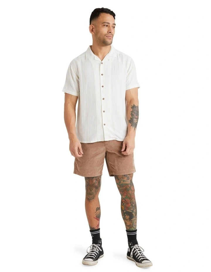 Beat Stripe Shirt in Cloud White image 5