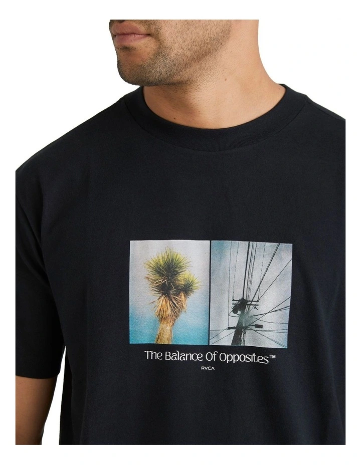 In Balance T-shirt in Black image 4