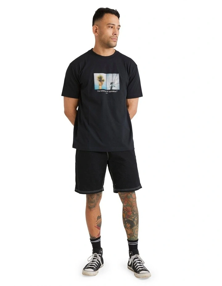In Balance T-shirt in Black image 5