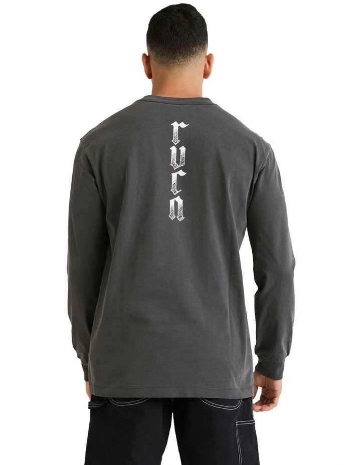 Lynes Va T-shirt in Washed Black image 2