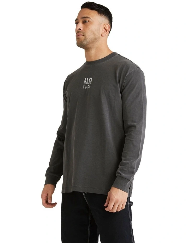 Lynes Va T-shirt in Washed Black image 3