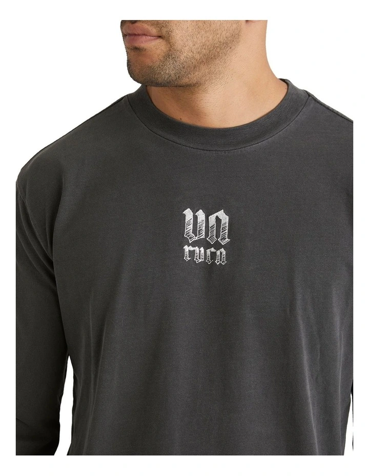 Lynes Va T-shirt in Washed Black image 4