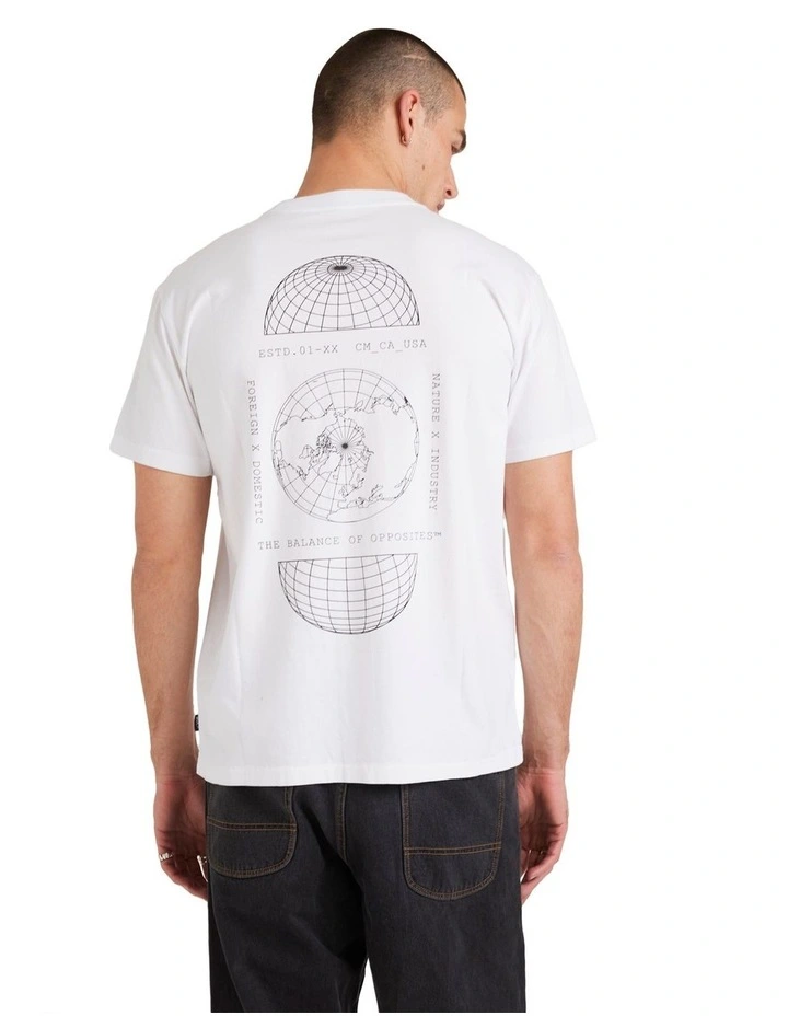 Global Domestic T-shirt in White image 2