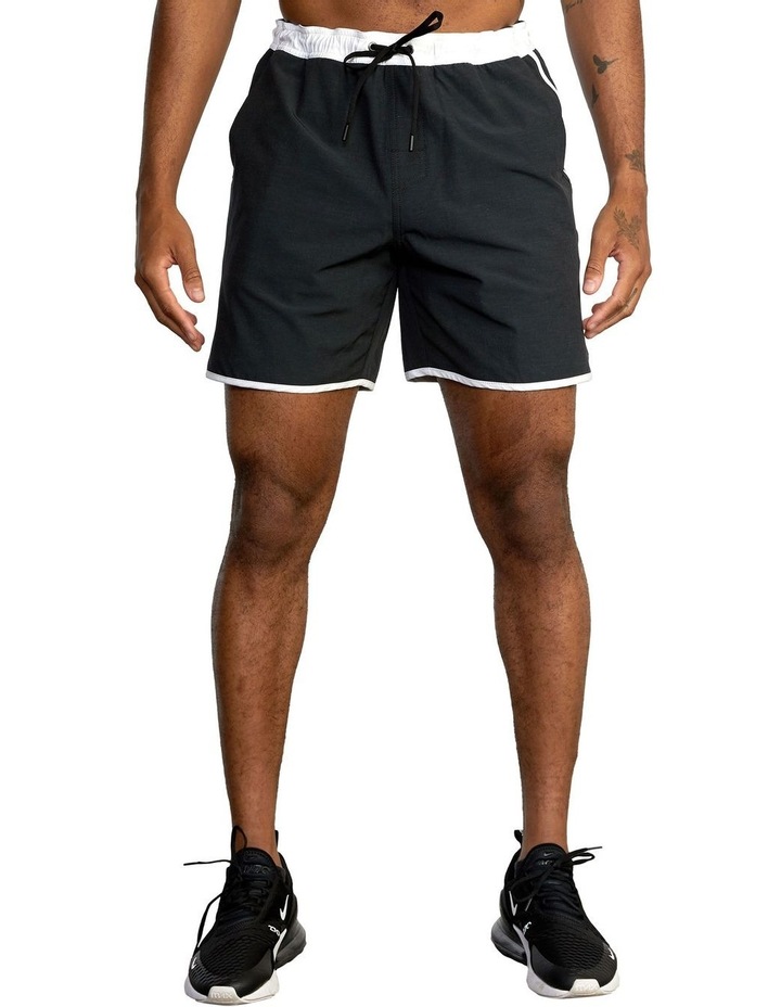 Yogger Hybrid 17 Elastic Shorts Black