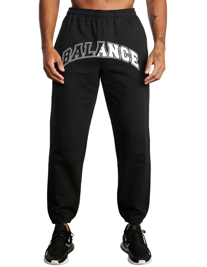 Big Split Sweatpant in Black image 1