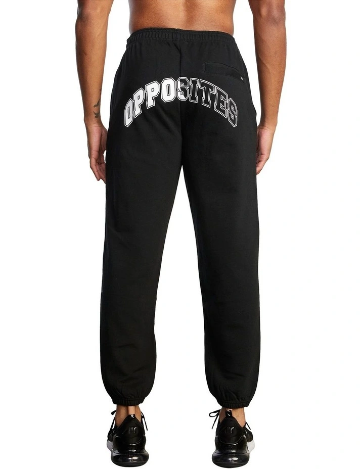 Big Split Sweatpant in Black image 2