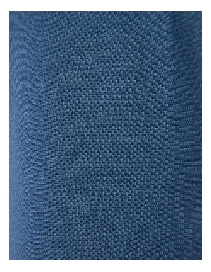 Slim Stretch Wool Blend Tailored Pant in Steel Blue image 7