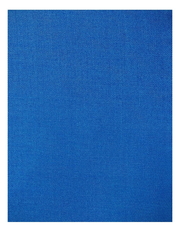 Pleated Slim Stretch Tailored Pant in Cobalt image 7