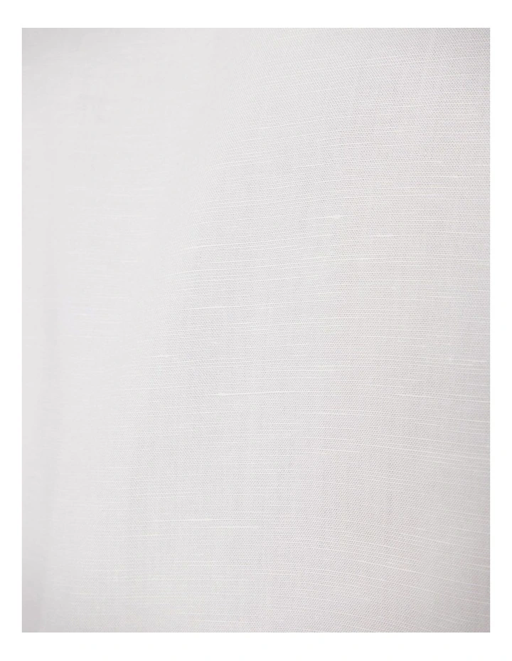 Regular Short Sleeve Plain Shirt in Natural image 7