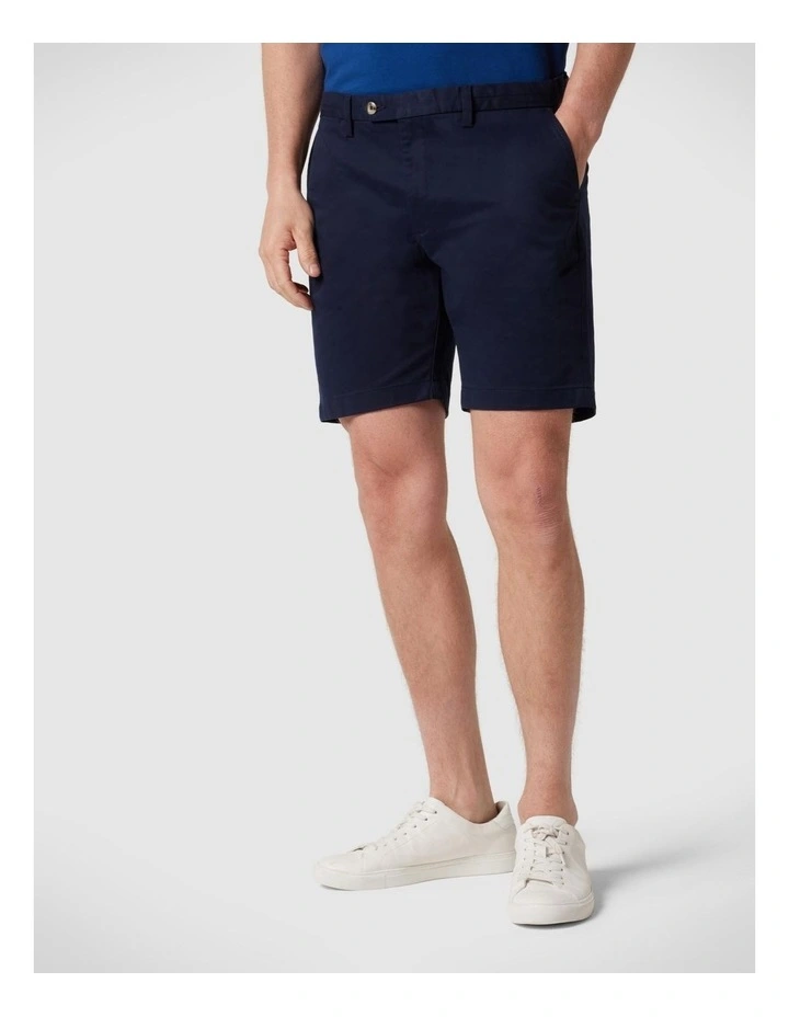 Plain Chino Shorts in French Navy image 1
