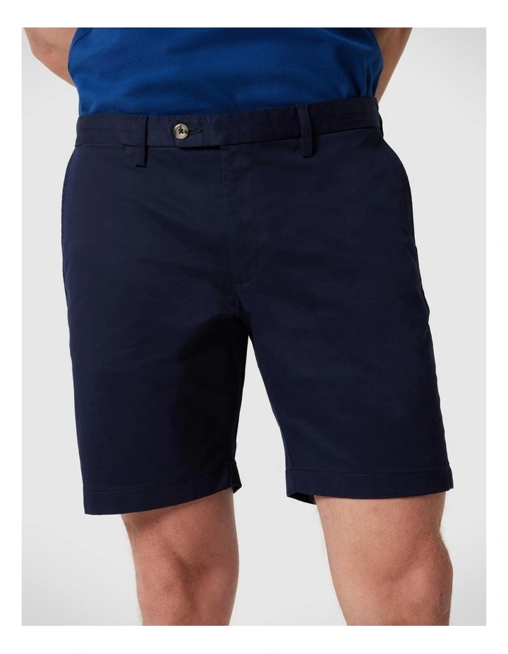 Plain Chino Shorts in French Navy image 3