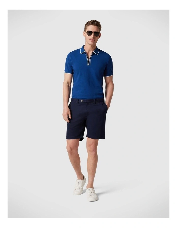 Plain Chino Shorts in French Navy image 4