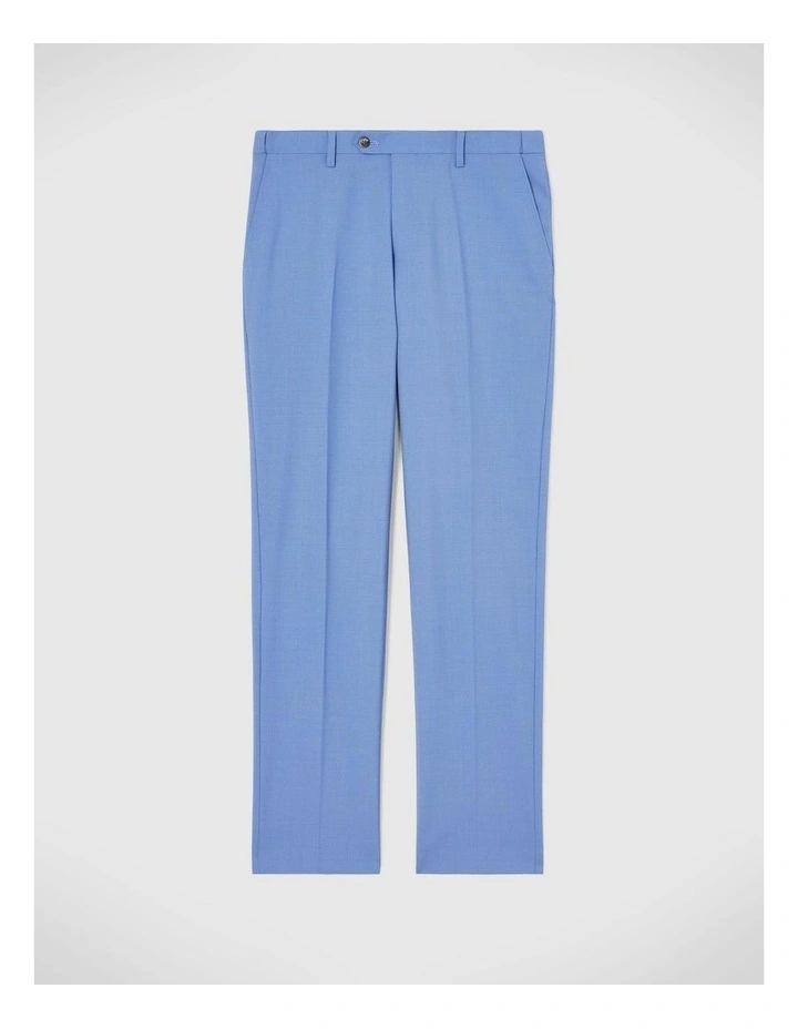 Wool Blend Tailored Pant in Slate Blue image 2