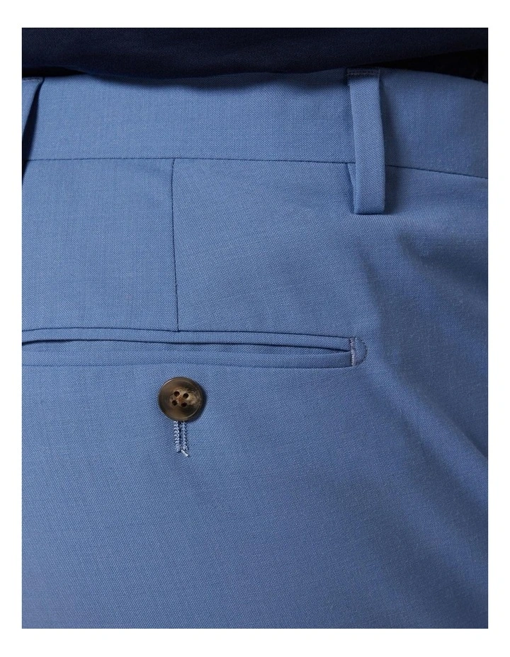 Wool Blend Tailored Pant in Slate Blue image 4