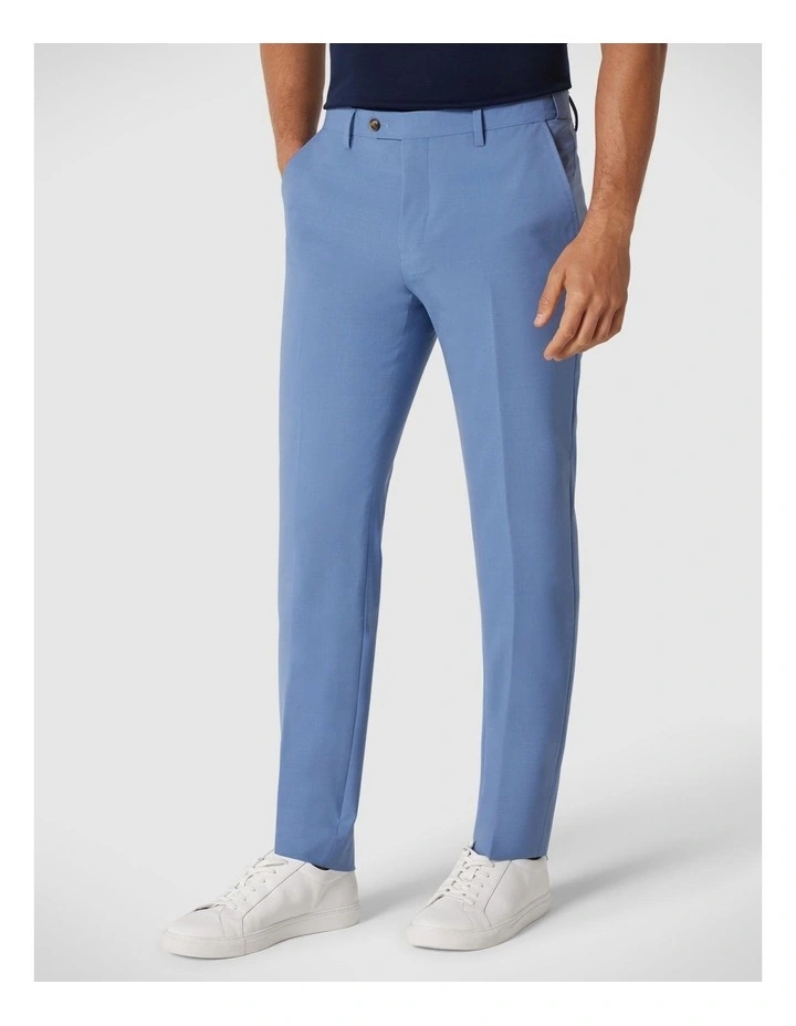 Wool Blend Tailored Pant in Slate Blue image 5