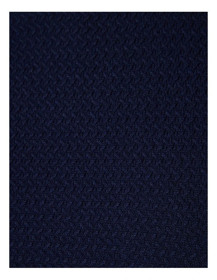 Classic Crew Neck Jumper in Navy image 7