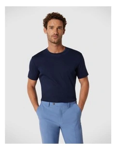 Slim Travel Tee in Navy