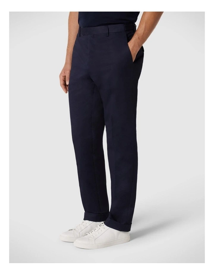 Slim Stretch Tailored Dress Pant in Navy image 1