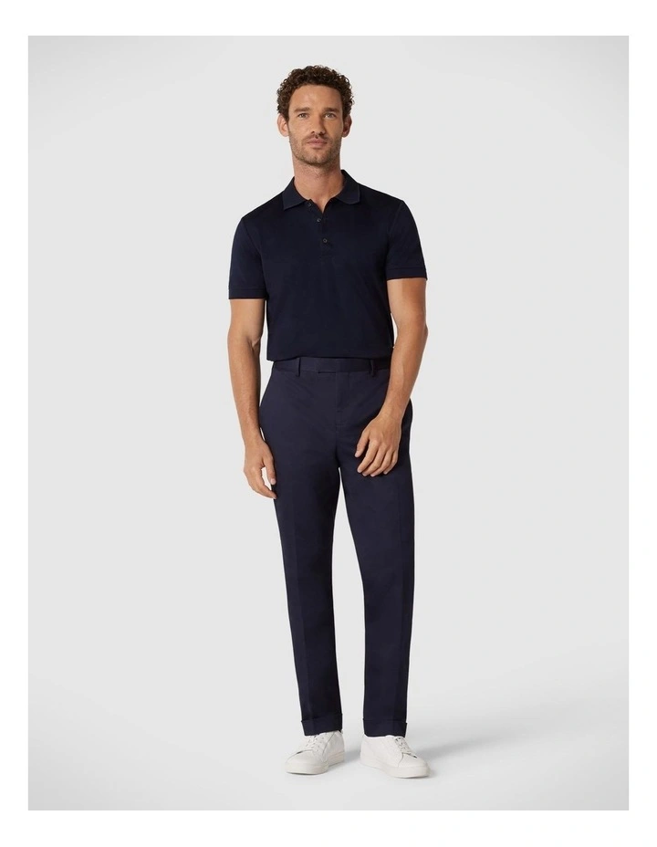 Slim Stretch Tailored Dress Pant in Navy image 3