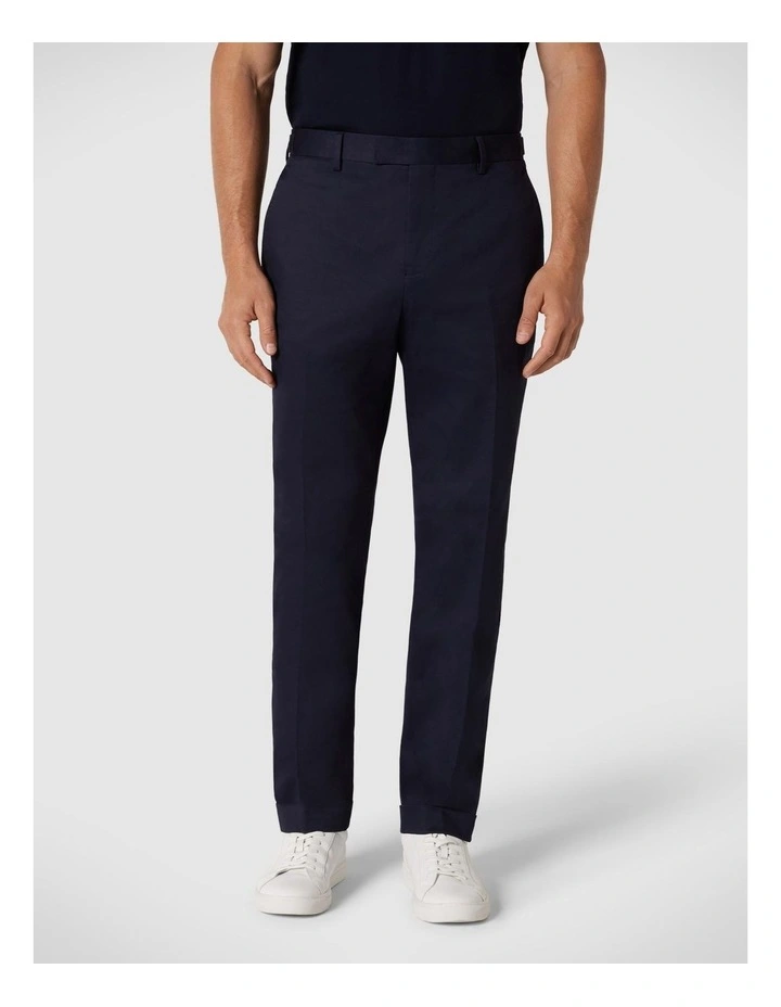 Slim Stretch Tailored Dress Pant in Navy image 5