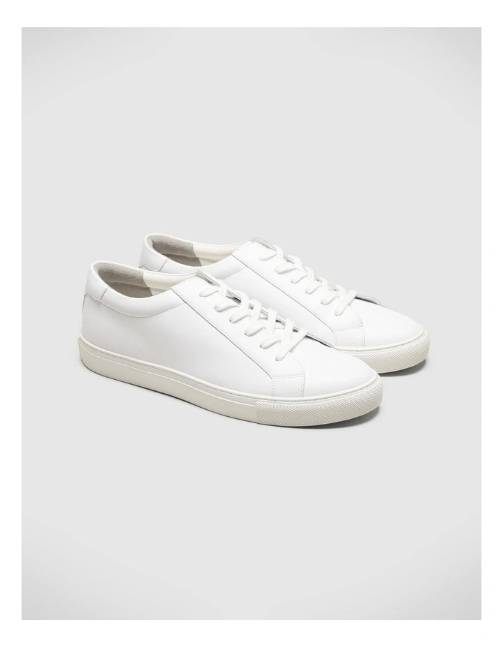Classic Leather Sneaker in White image 2