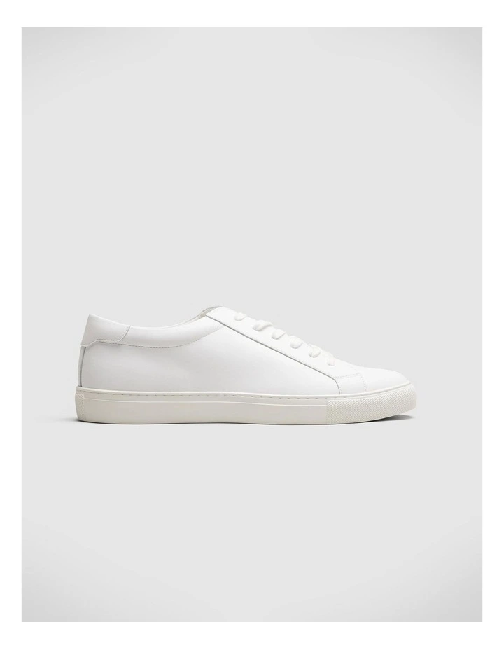 Classic Leather Sneaker in White image 3