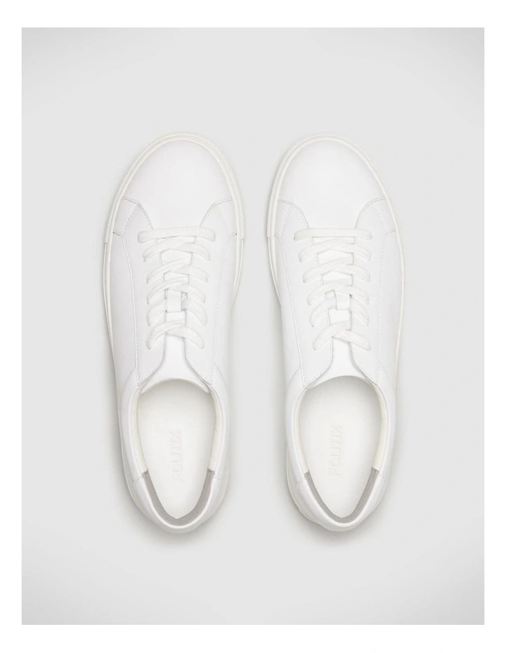 Classic Leather Sneaker in White image 4