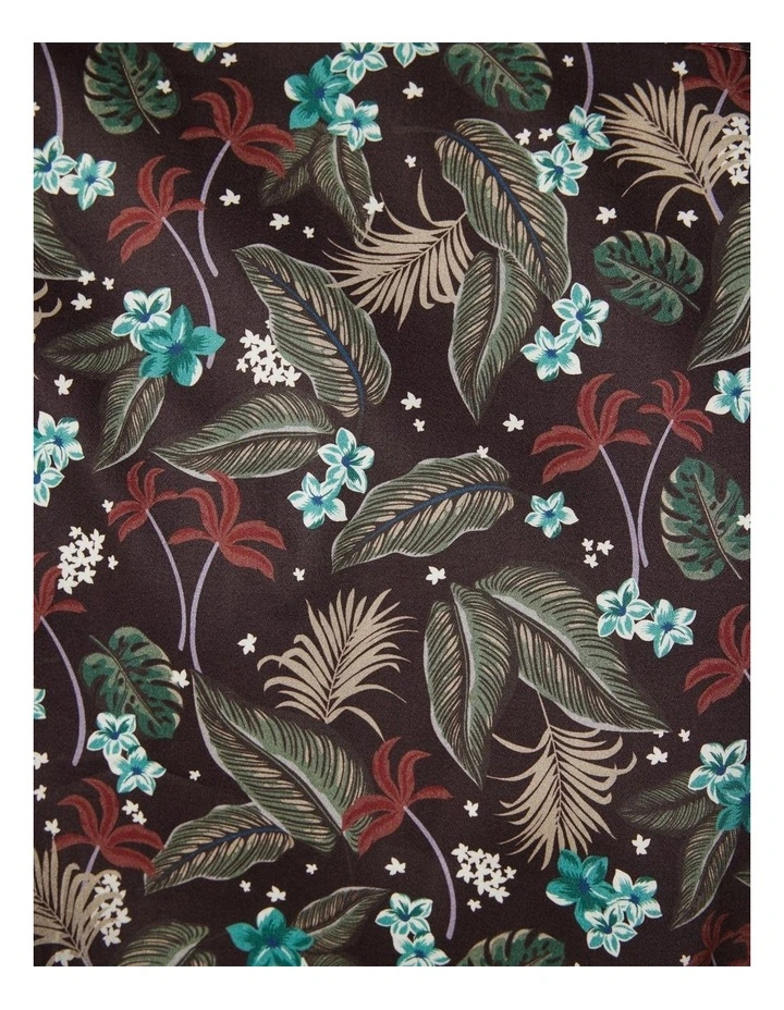 Regular Floral Print Short Sleeve Shirt in Multi image 6