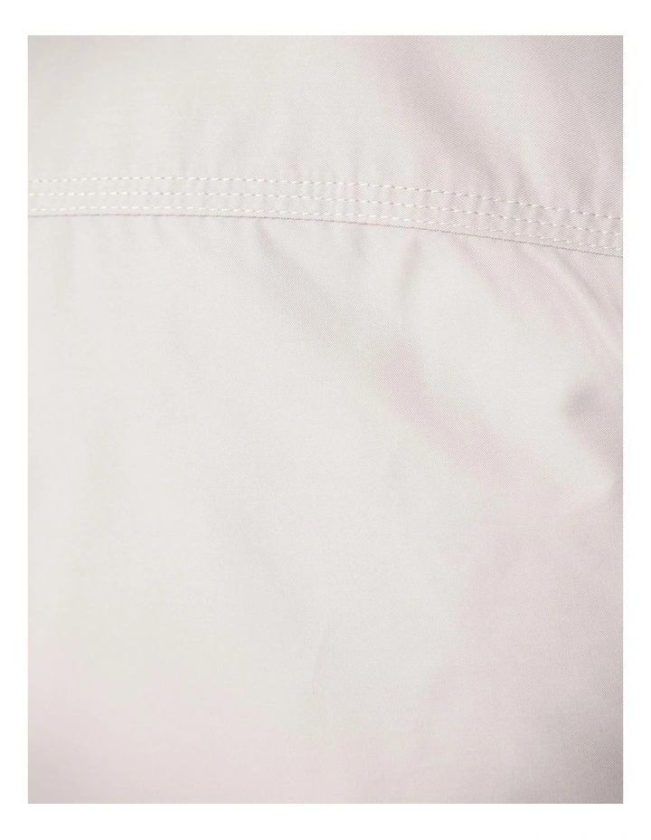 Relaxed Casual Long Sleeve Shirt in Bone image 7