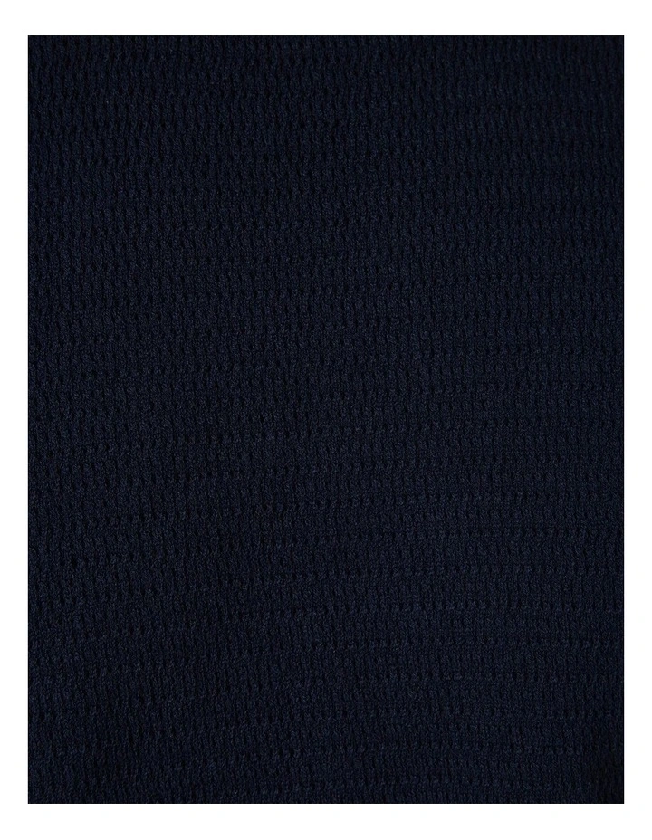 Crew Short Sleeve Knit in Navy image 6