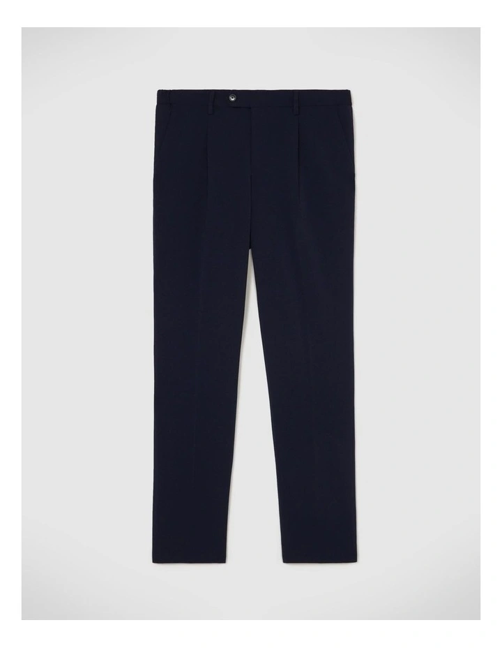 Slim Stretch Wool Blend Tailored Pant in Navy image 2