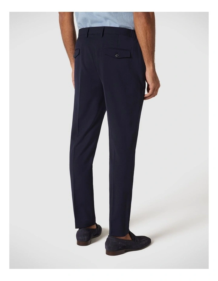 Slim Stretch Wool Blend Tailored Pant in Navy image 5