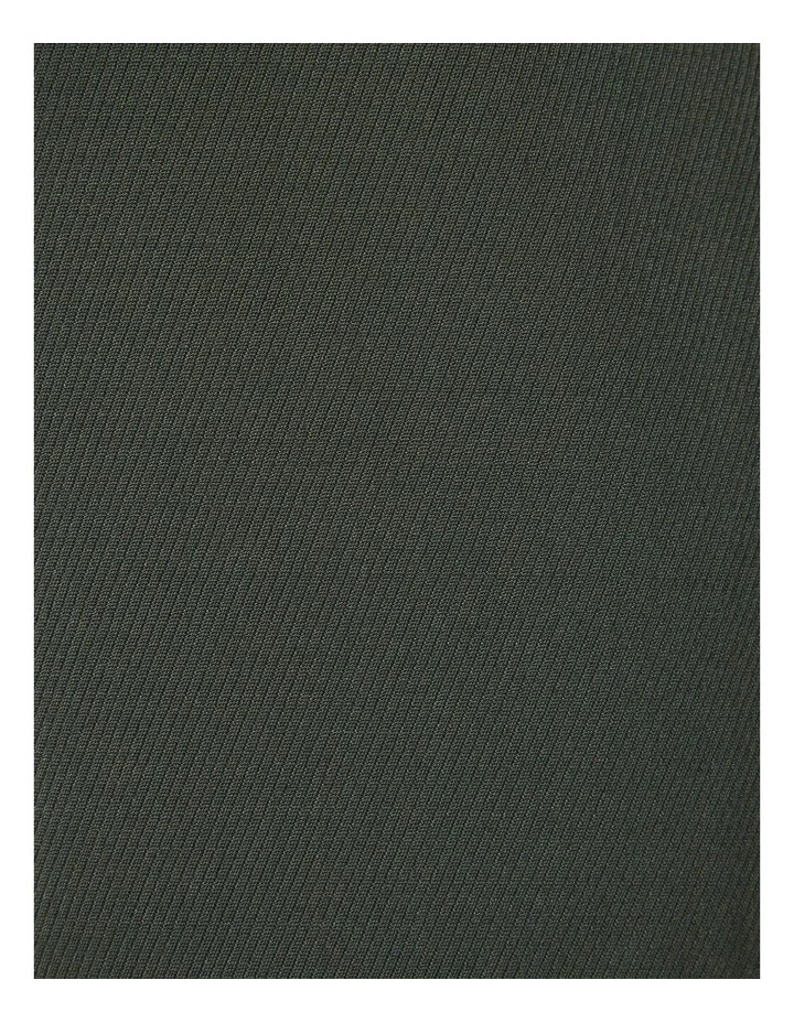 Wool Blend Elastic Waist Tailored Short in Khaki image 7