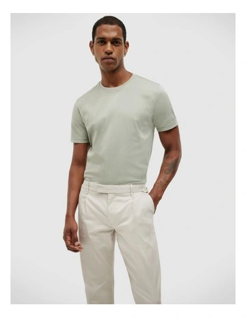 Slim Travel Tee in Eucalytpus