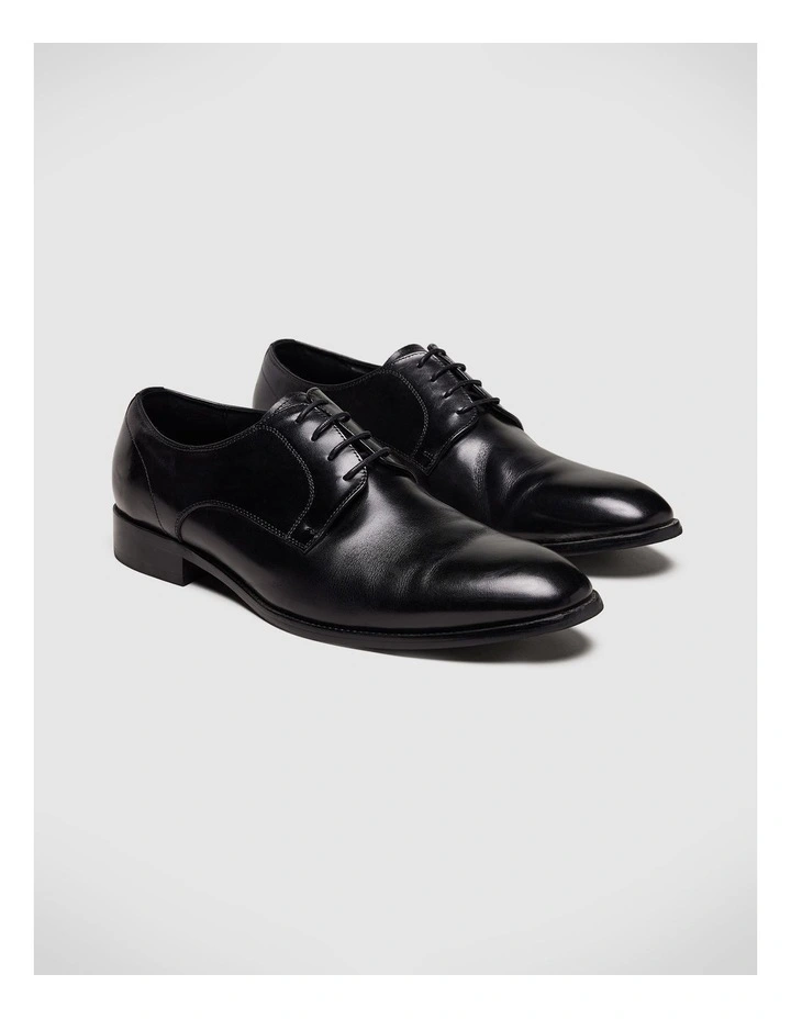 Lace Up Derby Shoes in Black image 1
